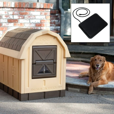 Dog Palace Dog House with Floor Heater