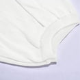 thumbnail image 4 of Gibobby Conjunto dama pants y sudadera afelpada Conjunto de pantalones deportivos casuales para mujer, suéter de punto de color sólido, manga larga, pantalone(Blanco,CH), 4 of 5