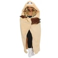 thumbnail image 1 of Couverture Portable pour Femmes en Flanelle avec Poche à Main, 1 of 7