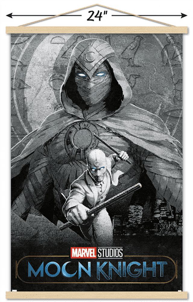 Marvel Moon Knight - Teaser Wall Poster with Magnetic Frame, 22.375" x 34"