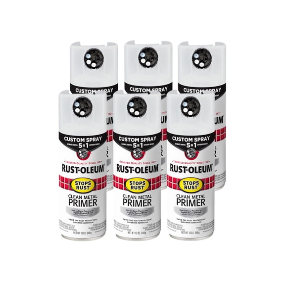 Rust-Oleum Stops Rust Flat White Primer Spray 12 oz (Case of 6)