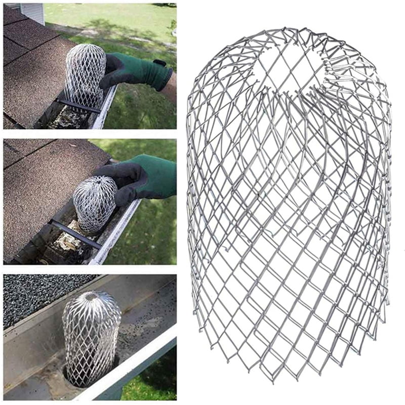 Roof Gutter Guard Filters Expand Aluminum Filter Strainer Stops Drain