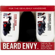 BILLY JEALOUSY by Billy Jealousy-Beard Envy Devil's Delight Edition Set: Beard Wash + Leave-In Control + Boar Bristle Brush --2x88ml/3oz + Brush-MEN