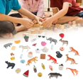 thumbnail image 4 of de adornos en miniatura preciosos de 38 piezas, decoración de jardín de hadas, juguetes educativos, regalos, adorno de tarta, de animales, 4 of 8