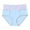 Blue, variant on Womens Underwear Sports Yoga Breathable Solid Color Stitching Seamless High Waist Underpants Trendy Panties