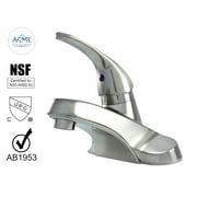 WMF-4316ZLP-BN - Hybrid Metal Deck Lavatory Bathroom Faucet, Single Handle Pop-up Included