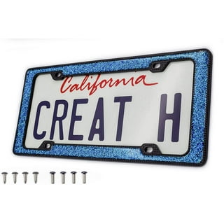 California License Plate Frame - Quality UV Printed Plastic