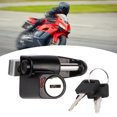 thumbnail image 4 of Helmet 0.9in Handlebar Helmet Lock Anti Theft Riding Accessory Fits for  Almera Qashqai Primera, 4 of 7