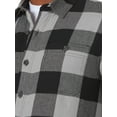 thumbnail image 3 of Wrangler Authentics Men's Long Sleeve Sherpa Lined Shirt Jacket, Grey Buffalo, Medium, 3 of 5