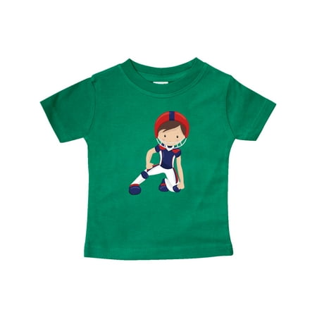 

Inktastic American Football Cute Boy Brown Hair Rugby Gift Baby Boy T-Shirt
