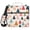 Colorful Triangular Tree, variant on 3 Ring Zipper Binder with Shoulder Strap Waterproof Trapper Keeper 2 Inch D-Ring 500 Sheets Capacity Pink Bow and Plaid