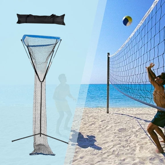 Quzzie Volleyball Setter Training Net, Adjustable, Portable, Volleyball Training Equipment, Practice Net System for Park, Indoor And Outdoor Use