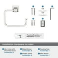 thumbnail image 5 of Amerock Mulholland Polished Nickel Open Towel Ring, 5 of 7