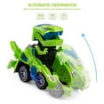 thumbnail image 2 of MINKUROW 2 in 1 Transforming Dinosaur LED Car with Light and Music,T Rex Transformer Toys for 2 3 4 5 Year Old Boys,Christmas Birthday Gifts for Kids 3-5-7 Red, 2 of 8