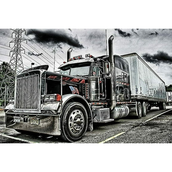 Peterbilt IV- CANVAS OR FINE PRINT WALL ART