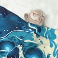 thumbnail image 2 of Rocae Abstract Blue Skull for Pet Blanket Dog Blanket Cat Blanket Soft Sleep for Small Medium Pet-Small, 2 of 8