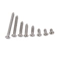 thumbnail image 2 of 1600Pcs Stainless Steel Self Tapping Screw Assortment Kit Lock Nut Wood Thread Nail Screw Sets M2, 2 of 7