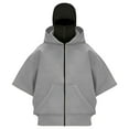 thumbnail image 4 of RXMEKW Soft Breathable Fabric Hooded Zipper Cardigan With Pockets For Boys And Girls For Summer Casual Wear In Multiple Colors, 4 of 7