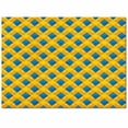 thumbnail image 2 of Area Rugs 4x6 Ft Yellow Blue Watercolor Rhombus Plaid Non-Slip Washable Rug Indoor Rug Floor Mats Non Shedding Carpet for Living Room Bedroom Dining Room Home Decor, 2 of 8