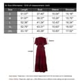 thumbnail image 6 of Dresses for Women Short Sleeve Womens Midi Dresses Solid Color Maxi Dress Alsol Lamesa, 6 of 6