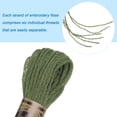 thumbnail image 4 of Unique Bargains Dark Green Embroidery Floss, 8m - 12 Skeins, 4 of 6