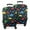 Dark Cartoon Dinosaurs, variant on Dark Blue Themed Dinosaurs Pattern Luggage Cover Fashion Suitcase Cover Baggage Covers Fit 25-28 Inch Luggage (Go Travel)