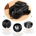 thumbnail image 4 of Sunyuer Daily Use Backpack Purse for Women PU Leather Travel Back Pack Fashion Multipurpose Design Shoulder Bags Handbag, 4 of 8