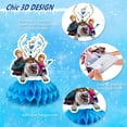 thumbnail image 7 of 9pcs Elsa Themed Birthday Party Table Honeycomb Centerpieces Set for Elsa Party or Frozen Table Decorations, 7 of 7
