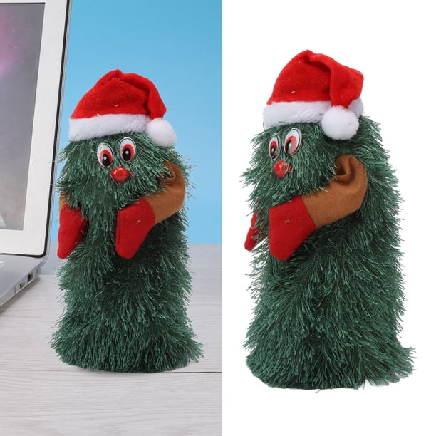 Cantando Bailando Árbol De Navidad, Mesa Árbol De Navidad Musical Giratorio Linda Planta Forma Árbol De Navidad Estatuilla Decoración Con Luces Árbol Decoraciones Regalos Mini