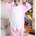 thumbnail image 4 of Pijamas de una pieza con dibujos animados para mujer, pijamas de franela de una pieza con animales, disfraces para adultos, 4 of 6