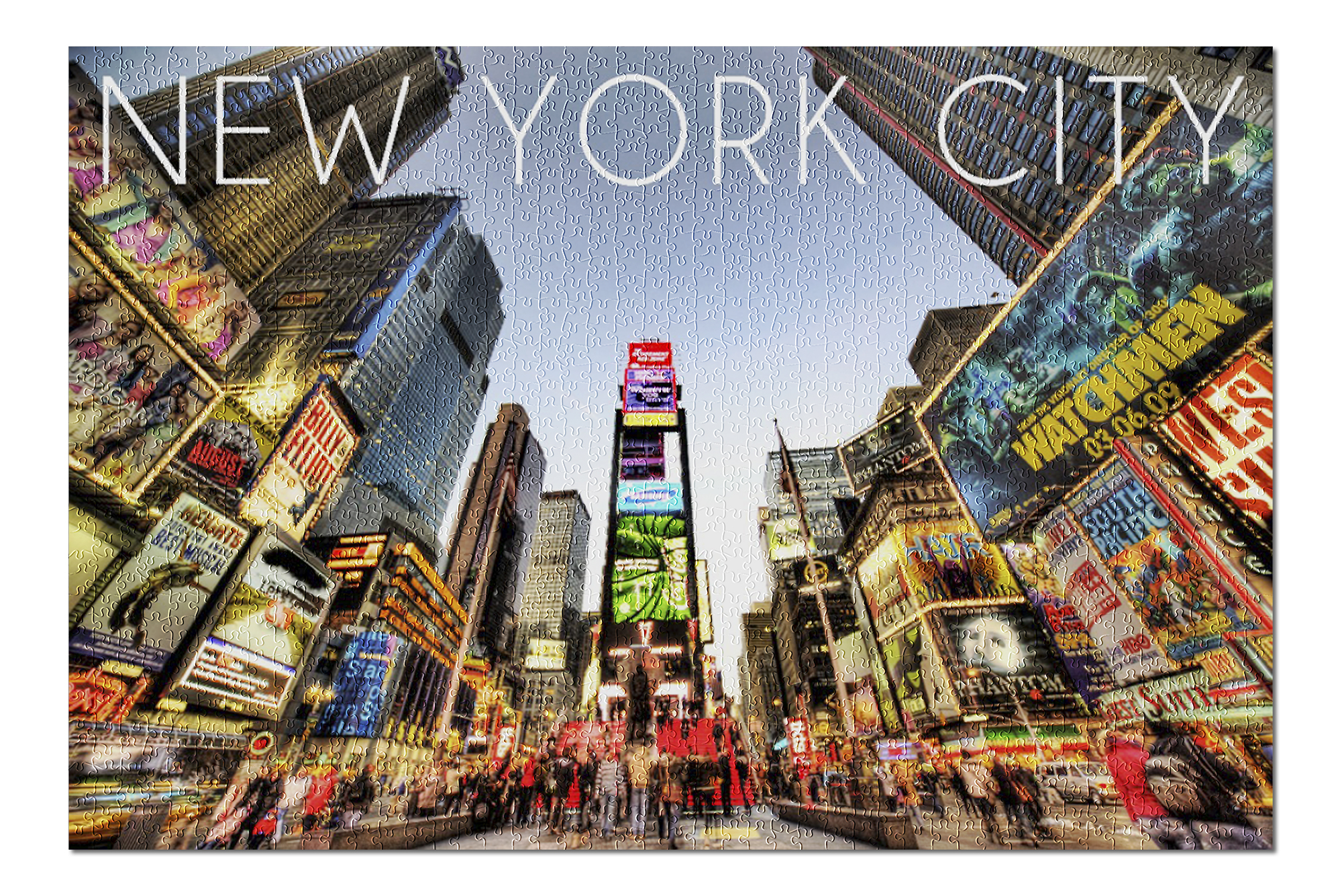 Educational Jigsaw Puzzles 1000 Piece New York Times Square Decor Puzzle