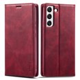 thumbnail image 2 of Nalacover for Samsung Galaxy S23 Plus Card Slots Wallet Case with RFID Blocking, Premium PU Leather Flip Cover, Magnetic Closure Kickstand TPU Shockproof Case for Galaxy S23 Plus, Red, 2 of 8