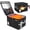 Black-Upgrade, variant on Fireproof Document Box, Fireproof File Box with Lids, Important Document Organizer Box with Lock, Portable File Folder Organizer with Handle