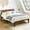 Espresso, variant on Best Price Mattress Marley Solid Wood Platform Bed with Headboard, Black, Twin