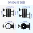 thumbnail image 2 of Uxcell Patio Umbrella Holder Umbrella Clamp Mounting Bracket Outdoor Sun Umbrella Base for Deck Railing Outside 2 Pack, 2 of 7
