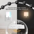 thumbnail image 4 of Yayeee LED Night Lights with Motion Detectors Auto Dusk to Dawn Light Sensors, 2 Pack, Light Blue Stripes, 4 of 7