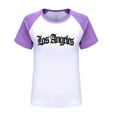 thumbnail image 3 of Hienoo Big Girls Tshirt Los Angeles Printed Short Sleeve T Shirt Loose Leisure T-Shirt, 3 of 3