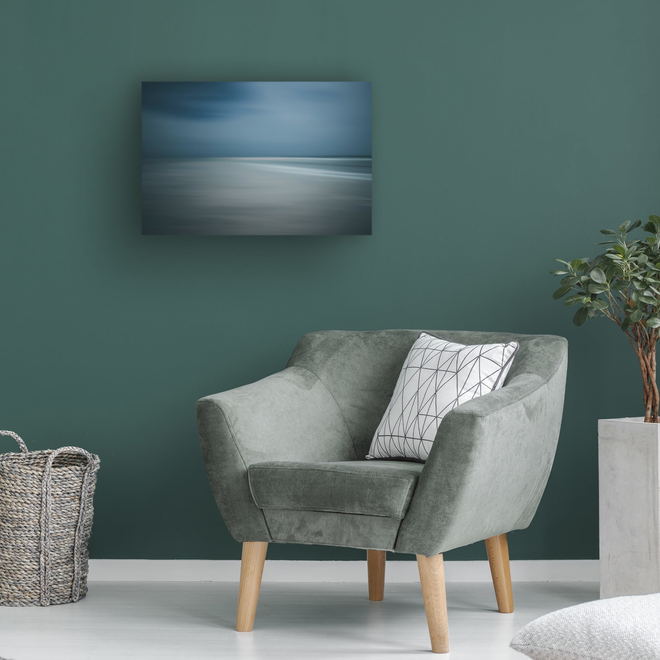 Canvas Wall Art - Renate Wasinger 'Seascape' Wall Art for Living Room, Bedroom, or Office D?cor by Trademark Fine Art - 32 x 22 Inches