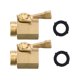 thumbnail image 1 of Kenally Válvula de manguera de latón de 3/4 pulgadas, 2 piezas, mangueras de riego para jardín doméstico, válvulas de bola de cierre, Herramientas manuales y eléctricas, 1 of 6