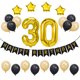 thumbnail image 1 of KAKOWELY 23 piezas de decoraciones para fiesta de cumpleaños número 30, globos de aluminio, banderines y globos de látex., 1 of 4