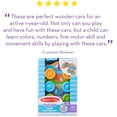 thumbnail image 2 of Set de 3 Coches Apilables de Animales Melissa & Doug Simpáticos Conductores 4pulg Madera Infantil Melissa & Doug MD-1256512, 2 of 2