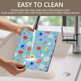 thumbnail image 4 of Placemat, Pioneer Flower Floral Print Pattern Place Mats Table Mat Set Of 2, PVC Washable Placemats for Party Kitchen Dining Decoration, 18x12 Inch, Fade Resistant, 4 of 6