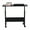 Black, variant on Funnil Side Table, Height Adjustable 27.16-38.58" Portable Computer Stand Desks with Wheels,Black