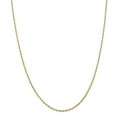thumbnail image 1 of 14K Yellow Gold 1.84mm Diamond Cut Quadruple Rope Chain 18 Inch, 1 of 5