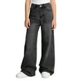 thumbnail image 2 of Tiijoy Tween Girls Baggy Jeans Casual High Waisted Straight Leg Denim Pants, Sizes 1-16, 2 of 5