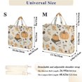 thumbnail image 2 of FORMRS Womens Corduroy Tote Bag Crossbody Shoulder Handbag with Pocket, Beige Fall Books, 2 of 7