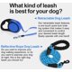 thumbnail image 3 of Correa para perros correa retráctil perros pequeños y medianos hasta 20 kg, mango antideslizante, sistema de frenado seguro, correa retráctil azul 5m, 3 of 4