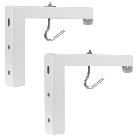 Universal Projector Mount Kit VIVO Universal Wall Hanging 6 Adjustable L-Bracket Mount Plate Kit for Projector Screens (MOUNT-PS01) ()