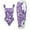 Purple, variant on Itsame Swimsuits for Womens Sets, Printed 1 Piece Swimsuits Blue