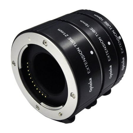 Opteka Auto Focus DG EX Macro Extension Tube Set for Nikon 1 J5, J4, J3, J2, S2, S1, V3, V2, V1 and AW1 Compact Mirrorless Digital Cameras